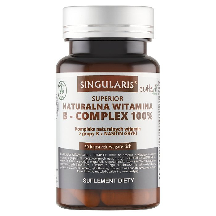 SINGULARIS Witamina B-Complex naturalna 30 kapsułek