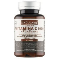 SINGULARIS Witamina C 1000 mg + Bioperine 60 kapsułek