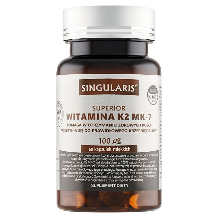 SINGULARIS Witamina K2 MK-7 60 kapsułek
