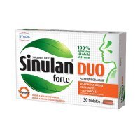 Sinulan Duo Forte 30 tabletek / Zdrowe zatoki
