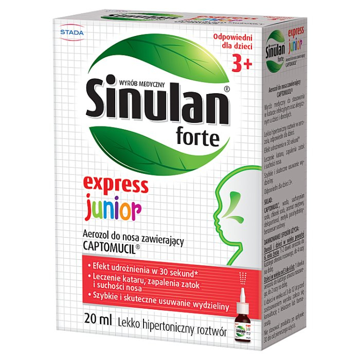 Sinulan Express Forte Junior aerozol 20 ml