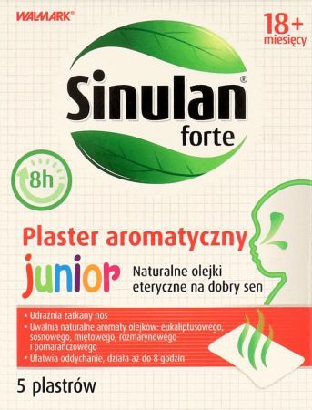 Sinulan Forte Junior plastry aromatyczne 5 szt.