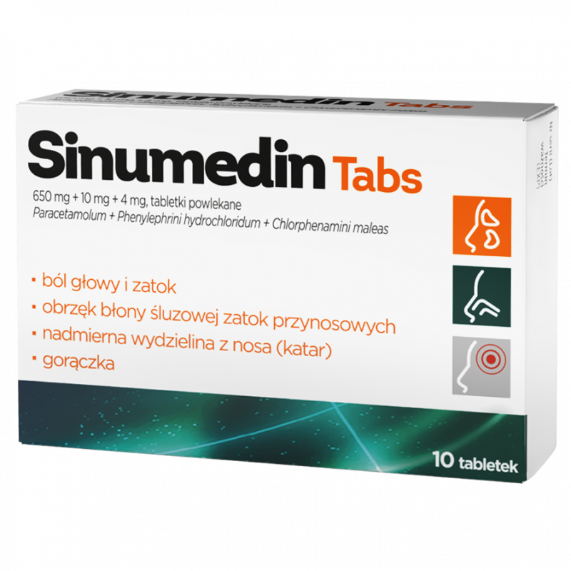 Sinumedin Tabs tabletki powlekane, 10 szt.