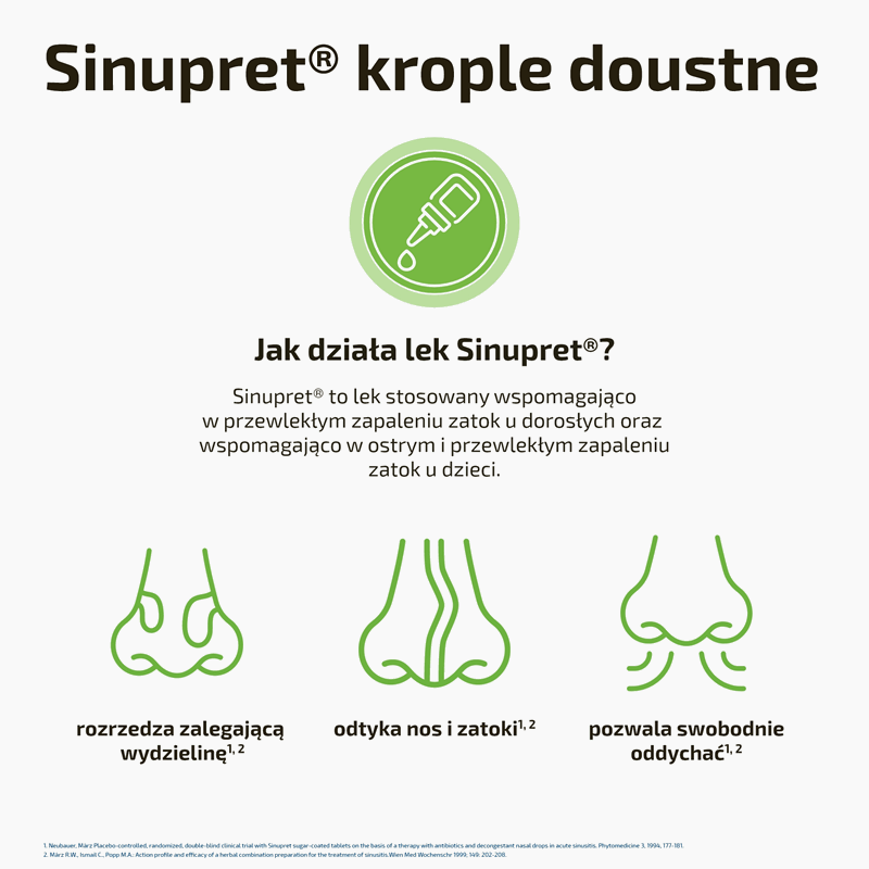 Sinupret krople 100 ml - zatoki