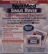 SINUS RINSE Zestaw uzupełniający do płukania nosa i zatok dla dorosłych 120 sasz.