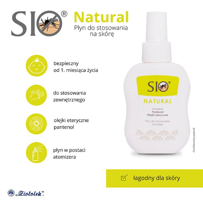 Sio Natural płyn na skórę, 100 ml