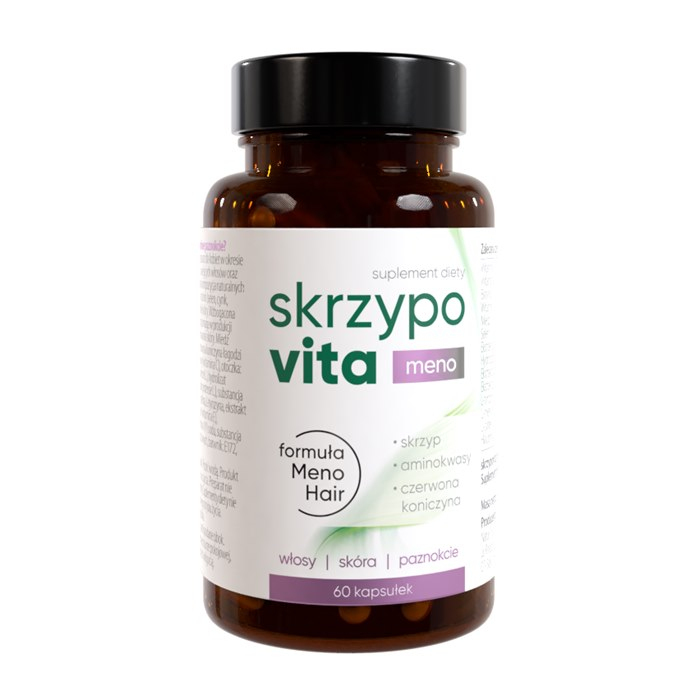Skrzypovita Meno Hair preparat dla kobiet w okresie menopauzy, 60 szt.