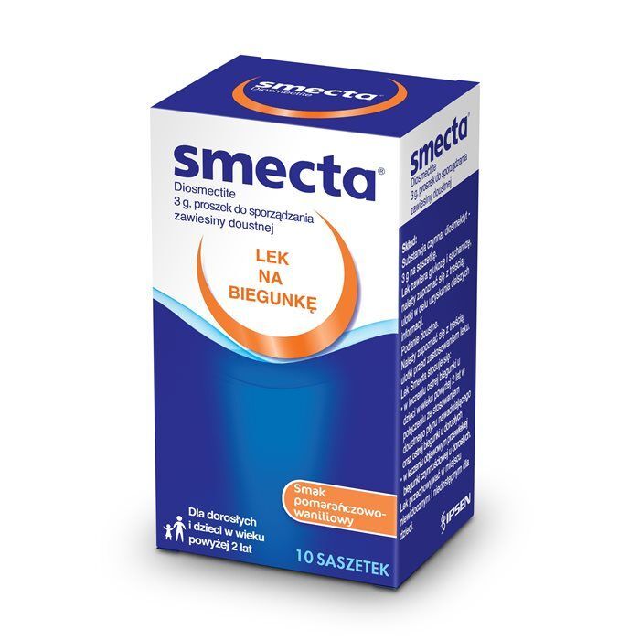 Smecta saszetki na biegunkę do sporządzania roztworu, 10 szt.