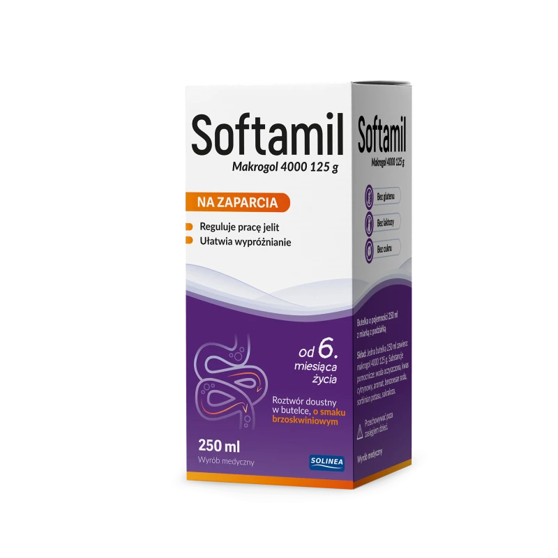 Softamil roztwór na zaparcia, 250 ml