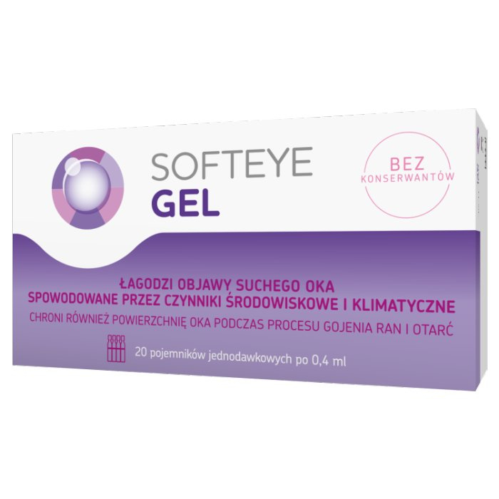 Softeye Gel żel do oczu w ampułkach 0,4 ml, 20 szt.