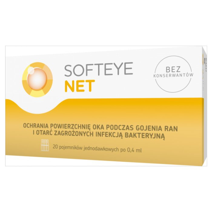 Softeye Net Żel do oczu 20 pojemników x 0,4 ml