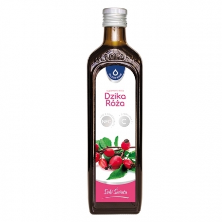 Sok z dzikiej róży z witaminą C 490 ml