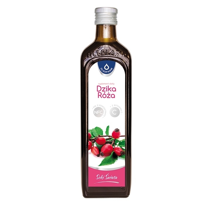 Sok z dzikiej róży z witaminą C 490 ml