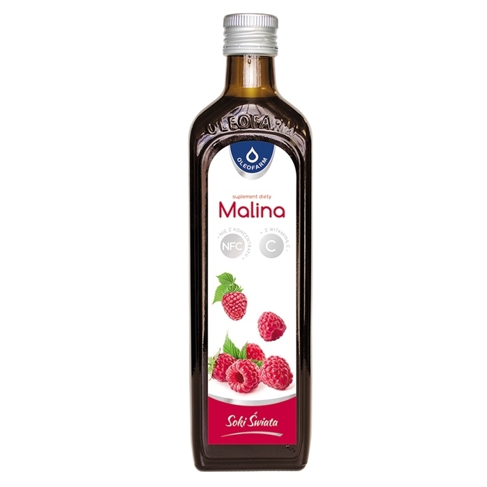 Sok z malin z witaminą C 490 ml