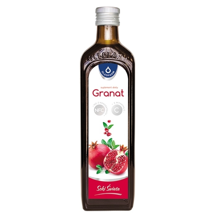 Sok z owoców granatu z witaminą C 490 ml