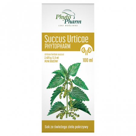 Sok z pokrzywy (Succus Urticae) 100 ml
