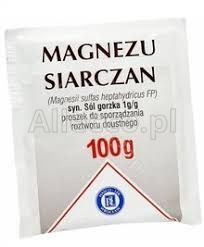 Sól gorzka proszek do sporządzania roztworu doustnego 100 g / Zaparcia