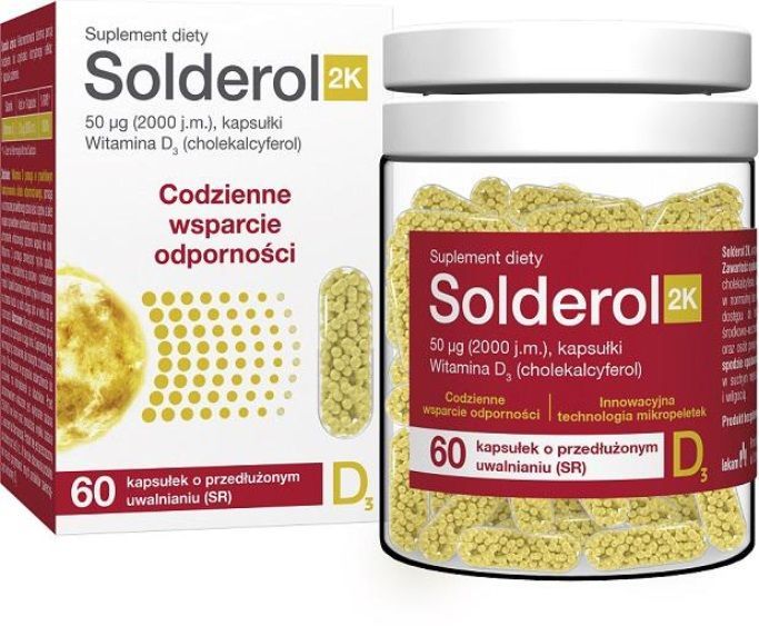 Solderol 2K Witamina D3 kapsułki, 60 szt.