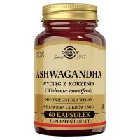 SOLGAR Ashwagandha - Witania Ospała 60 kapsułek