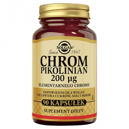 SOLGAR Chrom Pikolinian 90 kapsułek