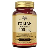 Solgar Folian Metafolin 400 mcg tabletki, 50 szt.
