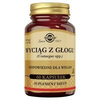 SOLGAR Głóg wyciąg 60 kapsułek