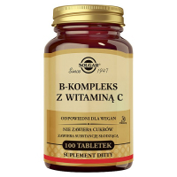Solgar B Kompleks z Witaminą C tabletki, 100 szt.