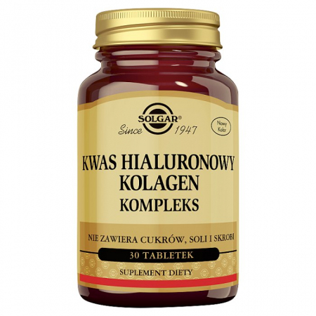 Solgar kwas hialuronowy Kolagen Kompleks tabletki, 30 szt.