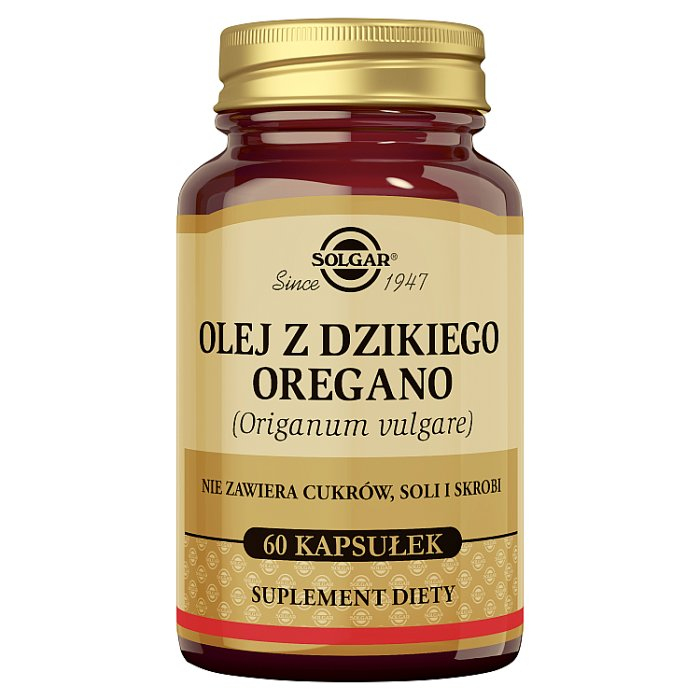 SOLGAR Olej z dzikiego oregano 60 kapsułek