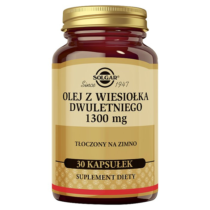 SOLGAR Olej z wiesiołka dwuletniego 1300 mg 30 kapsułek