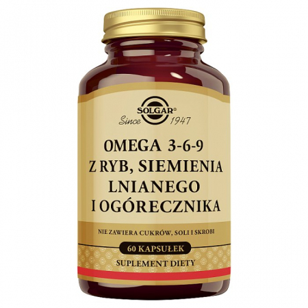 SOLGAR Omega 3-6-9 60 kapsułek