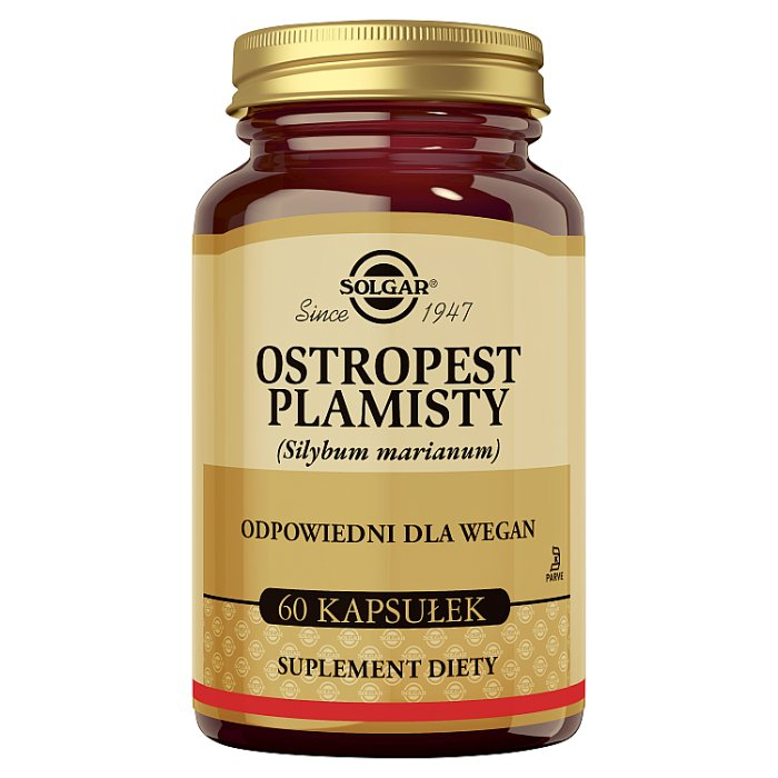 SOLGAR Ostropest Plamisty 60 kapsułek