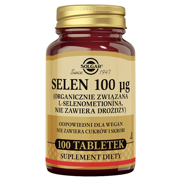 SOLGAR Selen 100 ug 100 tabletek