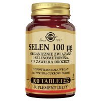 SOLGAR Selen 100 ug 100 tabletek