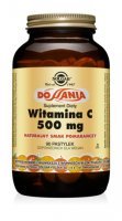 Solgar Witamina C 500 mg pastylki do ssania o smaku pomarańczowym, 90 szt.