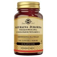 SOLGAR Żurawina wielkoowocowa 60 kapsułek