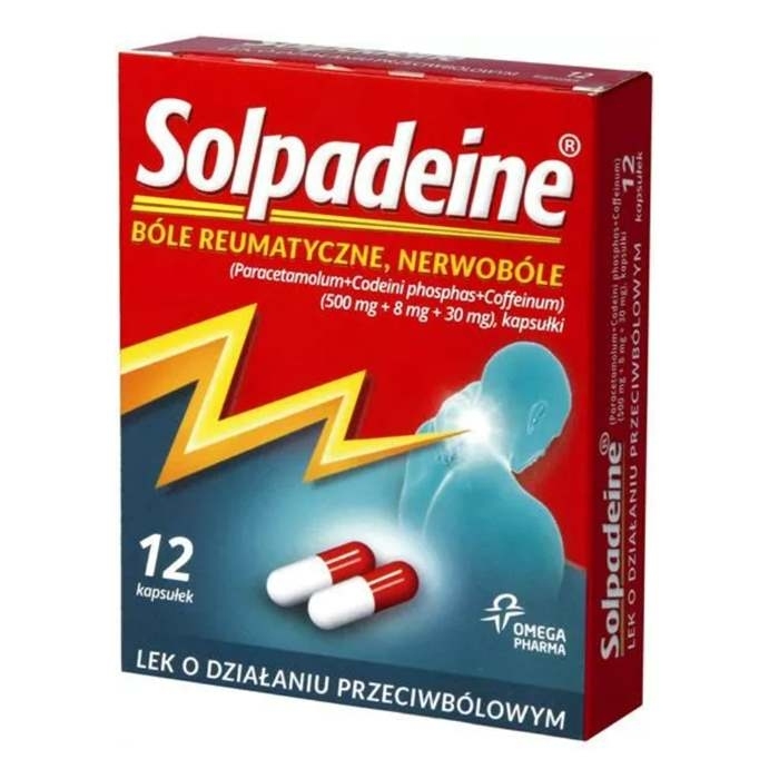 Solpadeine, 12 kapsułek
