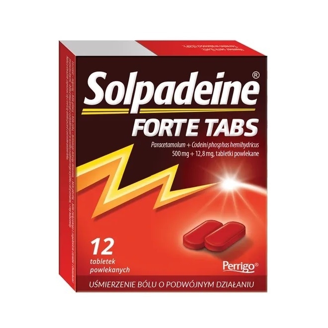 Solpadeine Forte Tabs 12 tabletek powlekanych