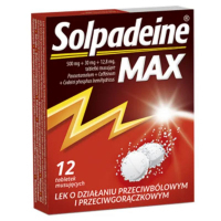 Solpadeine Max 500 mg + 30 mg + 12,8 mg tabletki musujące, 12 szt.