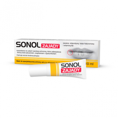 Sonol Zajady maść ochronna do ust, 10 ml
