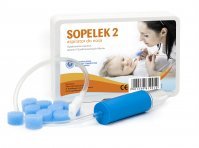 SOPELEK 2 Aspirator do nosa + 10 jednorazowych filtrów