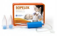 SOPELEK Aspirator - aparat + 3 końcówki plast.