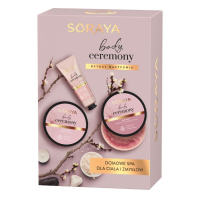 Soraya Body Ceremony Zestaw (masło do ciała, 200 ml + scrub do ciała, 200 g + krem do rąk, 50 ml), 1 szt.