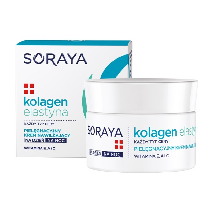 Soraya Kolagen + Elastyna pielęgnacyjny krem nawilżający, 50 ml