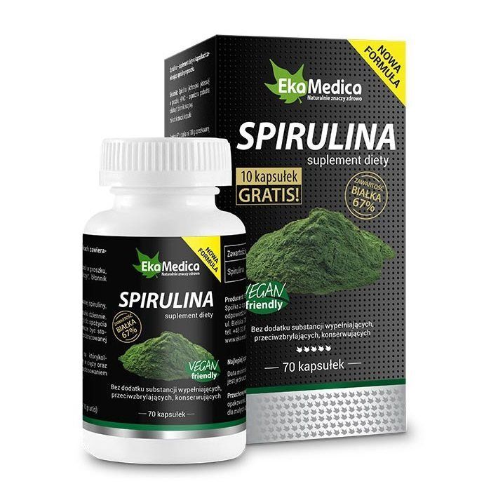 Spirulina 70 kapsułek