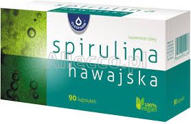 Spirulina Hawajska 90 kapsułek / Oczyszczanie organizmu