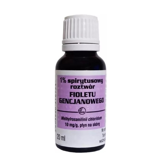 Spirytusowy roztwór fioletu gencjanowego 1% 20 ml