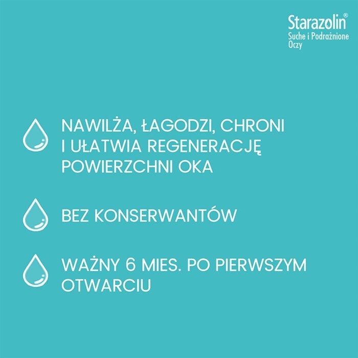 Starazolin Suche i Podrażnione Oczy krople do oczu 10 ml