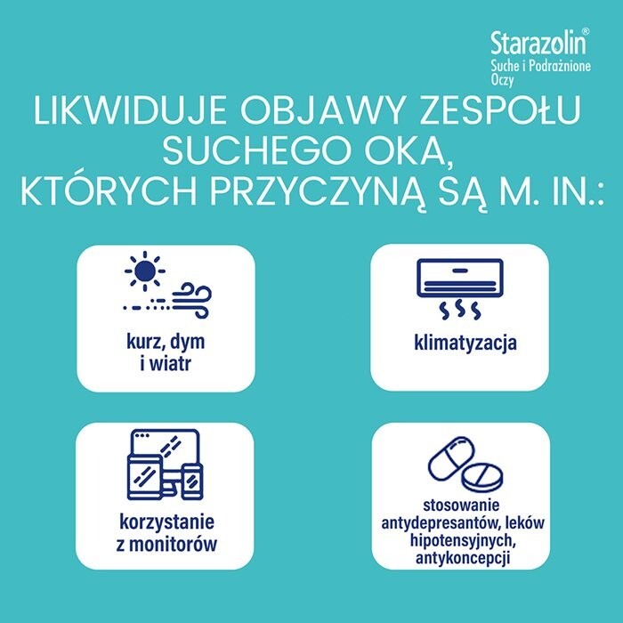Starazolin Suche i Podrażnione Oczy krople do oczu 10 ml