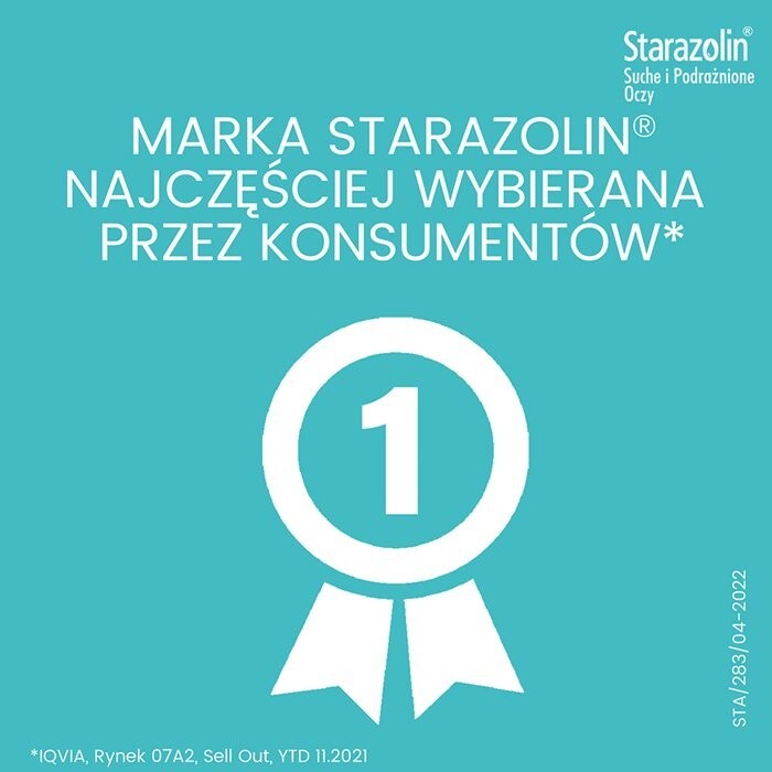 Starazolin Suche i Podrażnione Oczy krople do oczu 10 ml